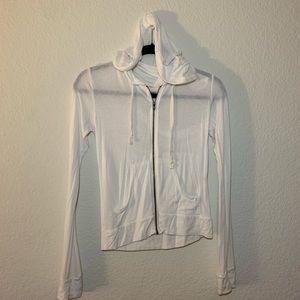 Hollister White Thin Jacket